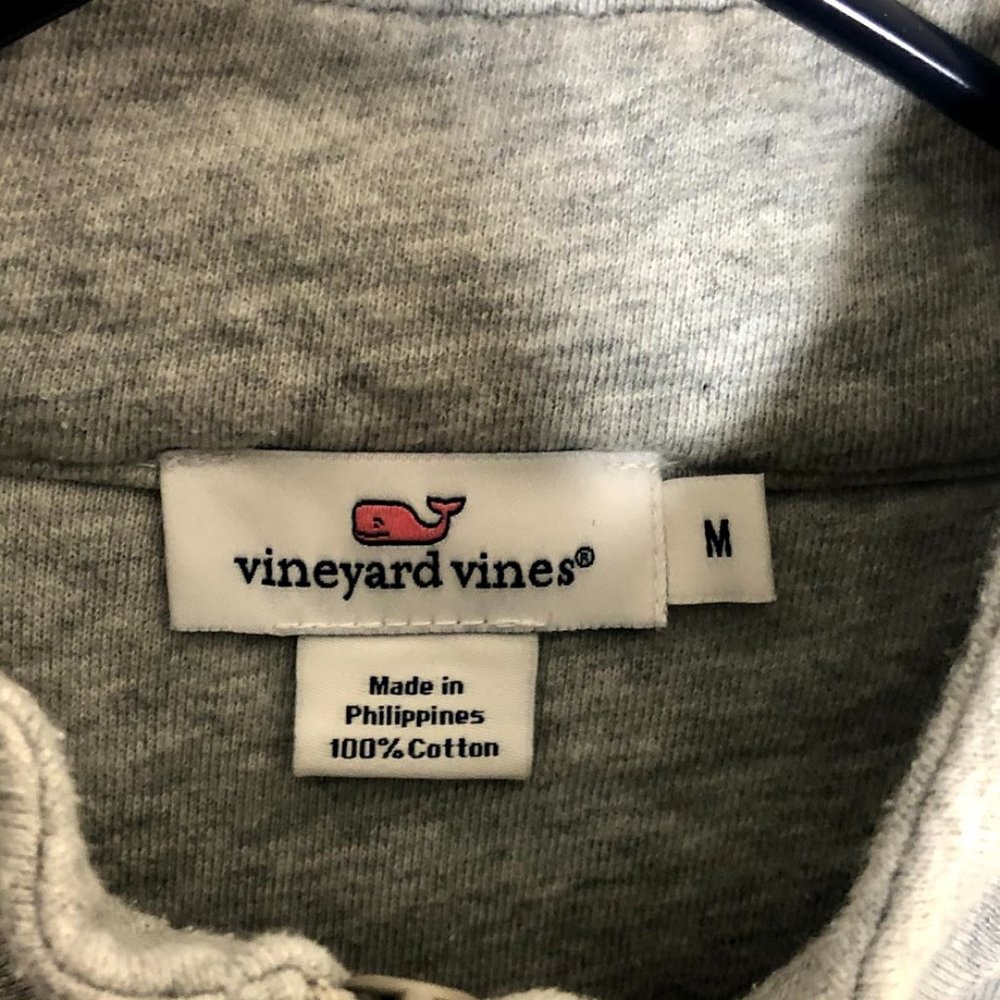 Vineyard Vines Quarter Zip Medium Mint - Picture 2 of 3